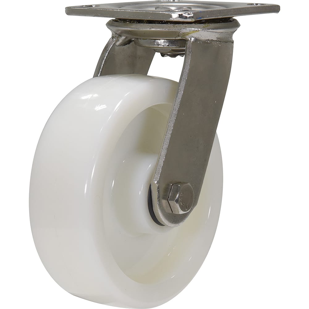 Vestil - Standard Casters; Mount: With Holes ; Style: Swivel ; Wheel Diameter: 6 (Inch); Wheel Width: 2 (Inch); Overall Height (Inch): 7-31/64 ; Load Capacity (Lb.): 1764.000 - Exact Industrial Supply