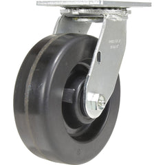 Vestil - Standard Casters; Mount: With Holes ; Style: Swivel ; Wheel Diameter: 6 (Inch); Wheel Width: 2 (Inch); Overall Height (Inch): 7-1/2 ; Load Capacity (Lb.): 1200.000 - Exact Industrial Supply