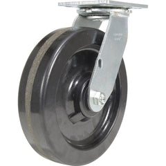 Vestil - Standard Casters; Mount: With Holes ; Style: Swivel ; Wheel Diameter: 8 (Inch); Wheel Width: 2 (Inch); Overall Height (Inch): 9-1/2 ; Load Capacity (Lb.): 1250.000 - Exact Industrial Supply