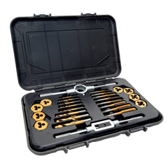 Mibro - Tap, Die & Drill Sets; Minimum Tap & Die Thread Size (Inch): 1 ; Maximum Tap & Die Thread Size (Inch): 1 ; Minimum Drill Size (Decimal Inch): 0.1065 ; Die Shape: Hex ; Adjustable Die: No ; Adjustable Die: No - Exact Industrial Supply