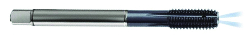 M12 x 1.75 Dia. - 6HX - 5 FL - PM Cobalt Semi-Bott Tap-ALCRN-Coolant-Thru-FORM-C - Caliber Tooling