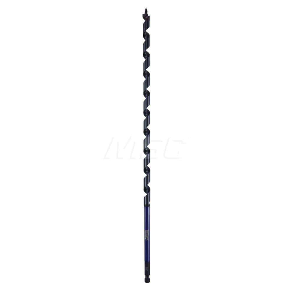 Auger & Utility Drill Bits; Shank Diameter (Inch): 3.0000; Shank Size (Inch): 3.0000; Coating: Oxide; Hole Diameter (Inch): 0.5000; Flute Length (Inch): 15 in; Overall Length (Inch): 18.00; Overall Length: 18.00; Shank Diameter: 3.0000