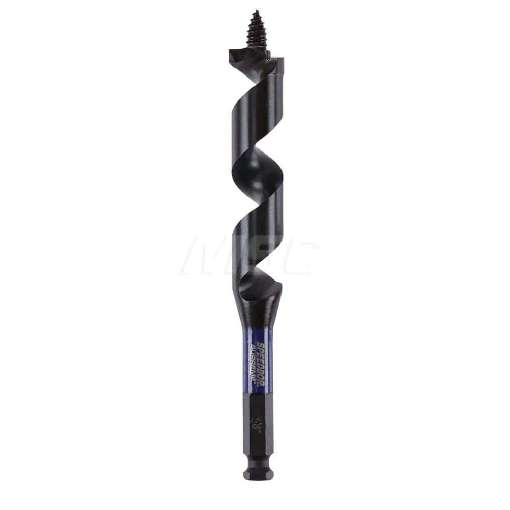 Auger & Utility Drill Bits; Shank Diameter (Inch): 3.0000; Shank Size (Inch): 3.0000; Coating: Oxide; Hole Diameter (Inch): 0.8750; Flute Length (Inch): 5 in; Overall Length (Inch): 7.50; Overall Length: 7.50; Shank Diameter: 3.0000