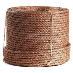 Rope; Rope Construction: 3 Strand Twisted; Material: Manila; Work Load Limit: 60 lb; Color: Brown (Natural); Breaking Strength: 3960; Application: General Purpose; Rope Strand Count: 3; Package Type: Coil; Additional Information: Additional Manufacturers