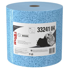 Shop Towel/Industrial Wipes: Dry Jumbo Roll, 12.2 x 9.8″ Sheet, Blue