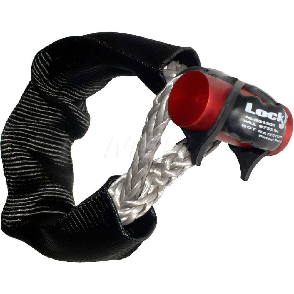 8,800 Lb 5″ Long x 5/16″ High Automotive Winch Shackle Loop & Eye, For Use with Ropes, Chains, Vehicle Recovery