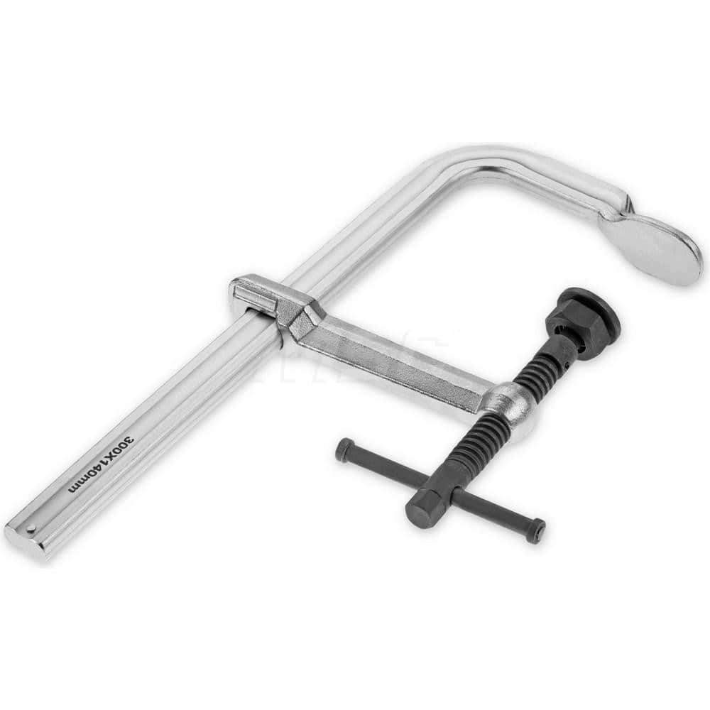 Sliding Arm Bar Clamp: 32″ Max Capacity, 5″ Throat Depth