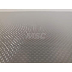 Plastic Sheet: Carbon Fiber, Black, 72,000 psi Tensile Strength .125″ thick by 12x12″