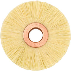 2-1/2″ Small Diameter Tampico Wheel Brush, 1/2″ Arbor Hole - Caliber Tooling