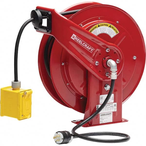 Reelcraft - Cord & Cable Reels End Type: Duplex Box Cable Length (Feet): 75 - Caliber Tooling