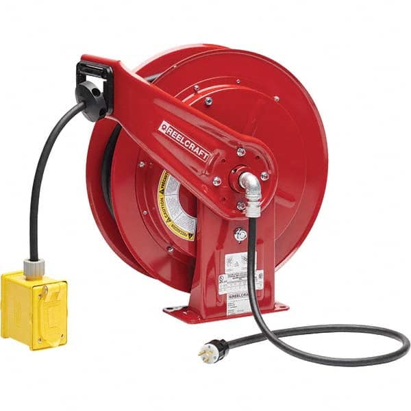 Reelcraft - Cord & Cable Reels End Type: Duplex Box Cable Length (Feet): 75 - Caliber Tooling