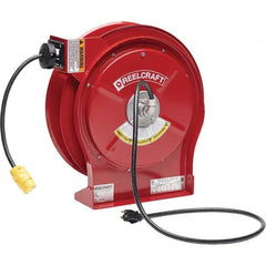 Reelcraft - Cord & Cable Reels End Type: Single Outlet Cable Length (Feet): 50 - Caliber Tooling