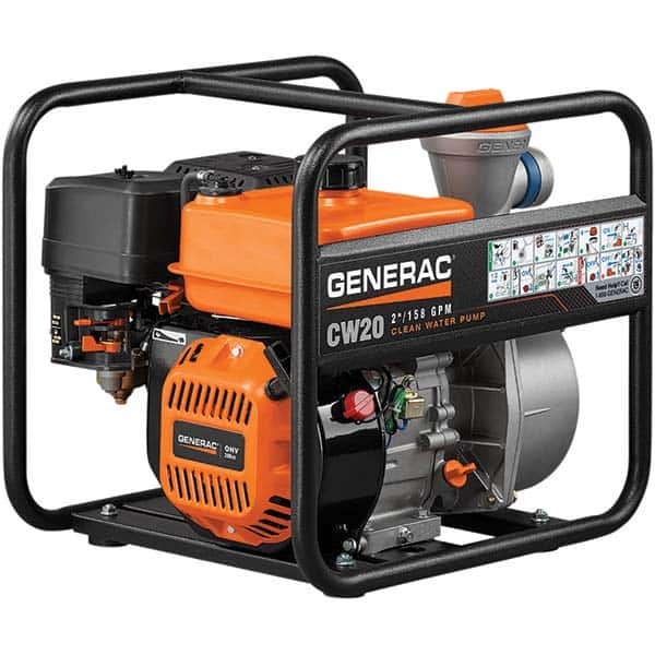 Generac Power - Self-Priming Engine Pumps Horsepower: 5.0 Engine Type: OHV - Caliber Tooling