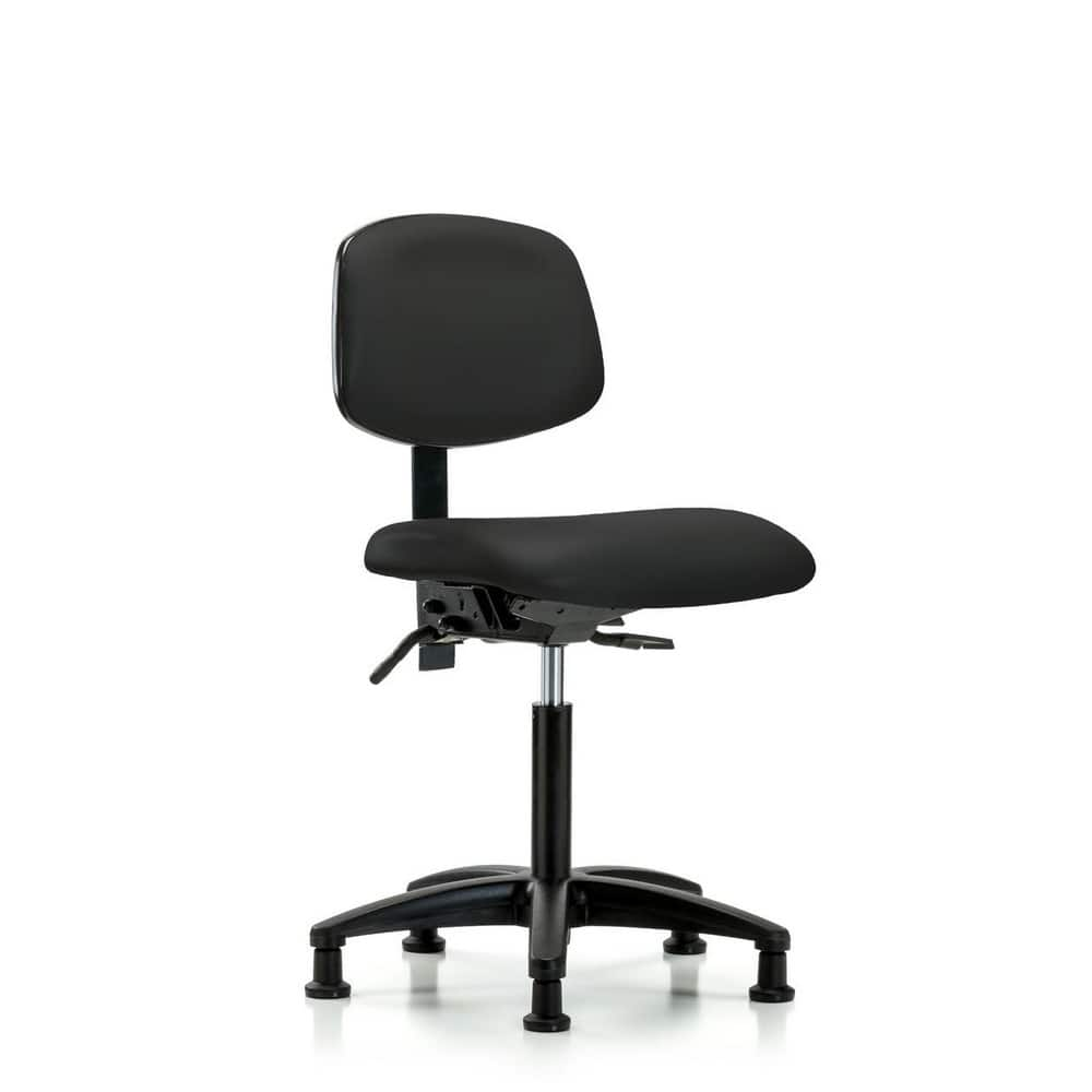 Task Chair: Vinyl, Black