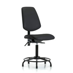 Task Chair: Vinyl, Black