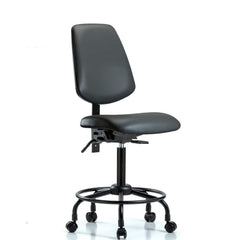 Task Chair: Vinyl, Carbon