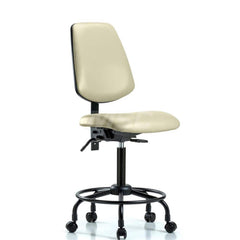 Task Chair: Vinyl, Adobe White