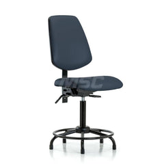 Task Chair: Vinyl, Imperial Blue