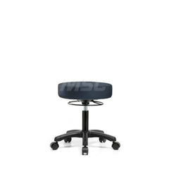 Lab Stool: Vinyl, 24″ Seat Width, 24″ Seat Depth Round Height