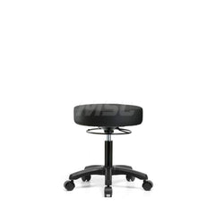 Lab Stool: Vinyl, 24″ Seat Width, 24″ Seat Depth Round Height