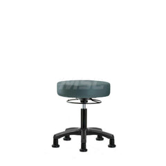 Lab Stool: Vinyl, 24″ Seat Width, 24″ Seat Depth Round Height