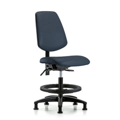 Task Chair: Vinyl, Imperial Blue