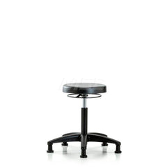 Lab Stool: Polyurethane, 24″ Seat Width, 24″ Seat Depth Round Height