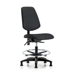 Task Chair: Vinyl, Black