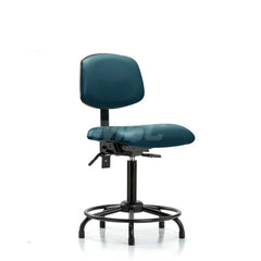 Task Chair: Vinyl, Marine Blue