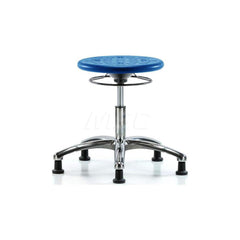 Lab Stool: Polyurethane, 25″ Seat Width, 25″ Seat Depth Round Height