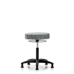 Adjustable Height Swivel Stool: Olefin, 24″ Seat Width, 24″ Seat Depth Round Height