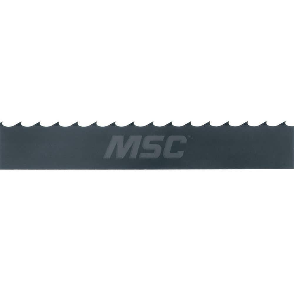 Welded Bandsaw Blade: 10' Long, 1″ Wide, 0.035″ Thick, 1.3 TPI Carbon Steel, Toothed Edge