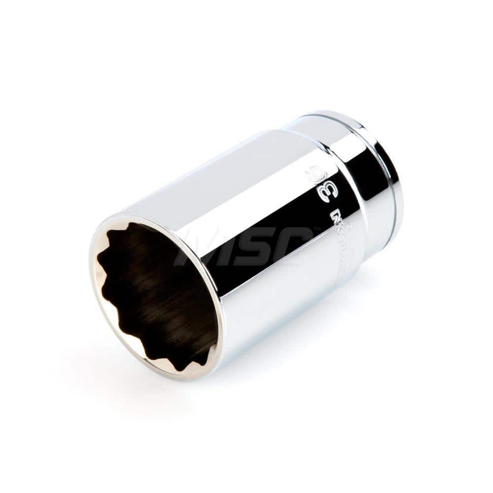 Hand Socket: 1/2″ Drive, 36 mm Socket, 12-Point Chrome-Plated & Polished