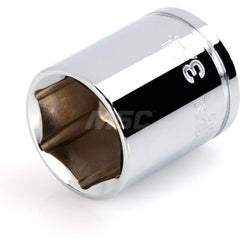 Hand Socket: 3/8″ Drive, 3/4″ Socket, 6-Point Chrome-Plated & Polished