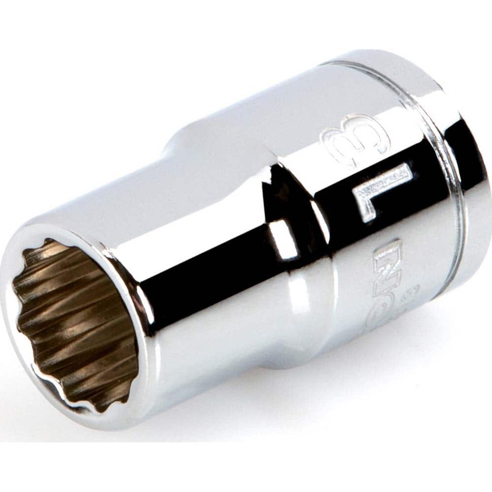 Hand Socket: 1/2″ Drive, 13 mm Socket, 12-Point Chrome-Plated & Polished