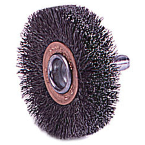 2″ Diameter - Crimped Steel Wire Confle x Brush - Caliber Tooling