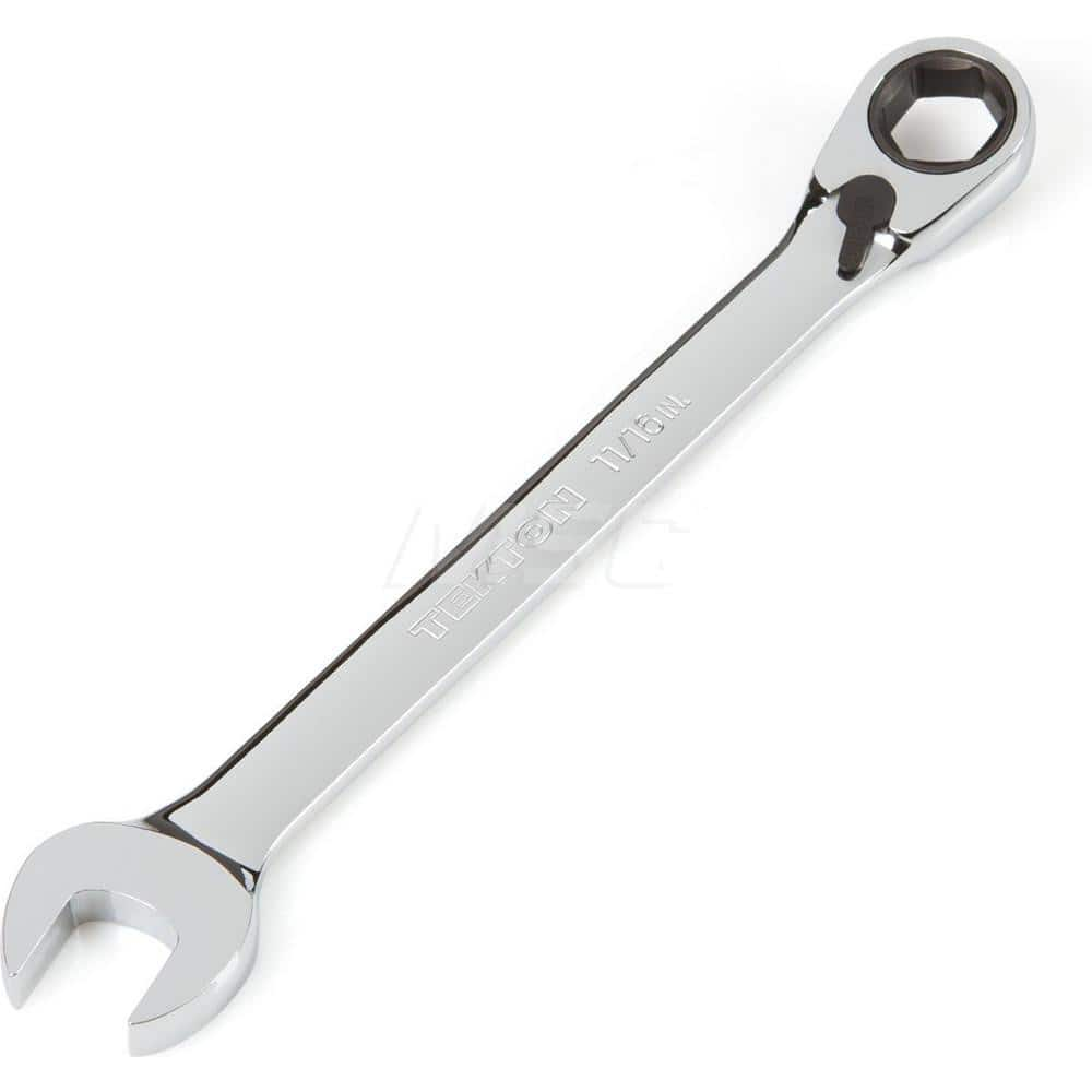 Combination Wrench: Chrome, Chrome-Plated