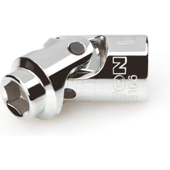 Hand Socket: 1/4″ Drive, 6 mm Socket, 6-Point Chrome-Plated & Polished