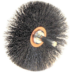 3″ Diameter - Crimped Steel Wire Confle x Brush - Caliber Tooling