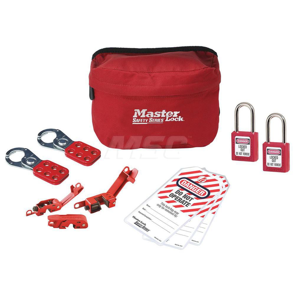 Portable Lockout Kits; Type: Electrical Lockout Kit; Container Type: Pouch; Number of Padlocks Included: 2; Key Type: Keyed Alike