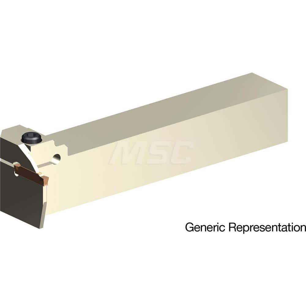 Indexable Cutoff Toolholder: 12 mm Max Depth of Cut, 24 mm Max Workpiece Dia, Right Hand 20 mm Shank Height, 20 mm Shank Width, Uses GCMN Inserts, Series GND