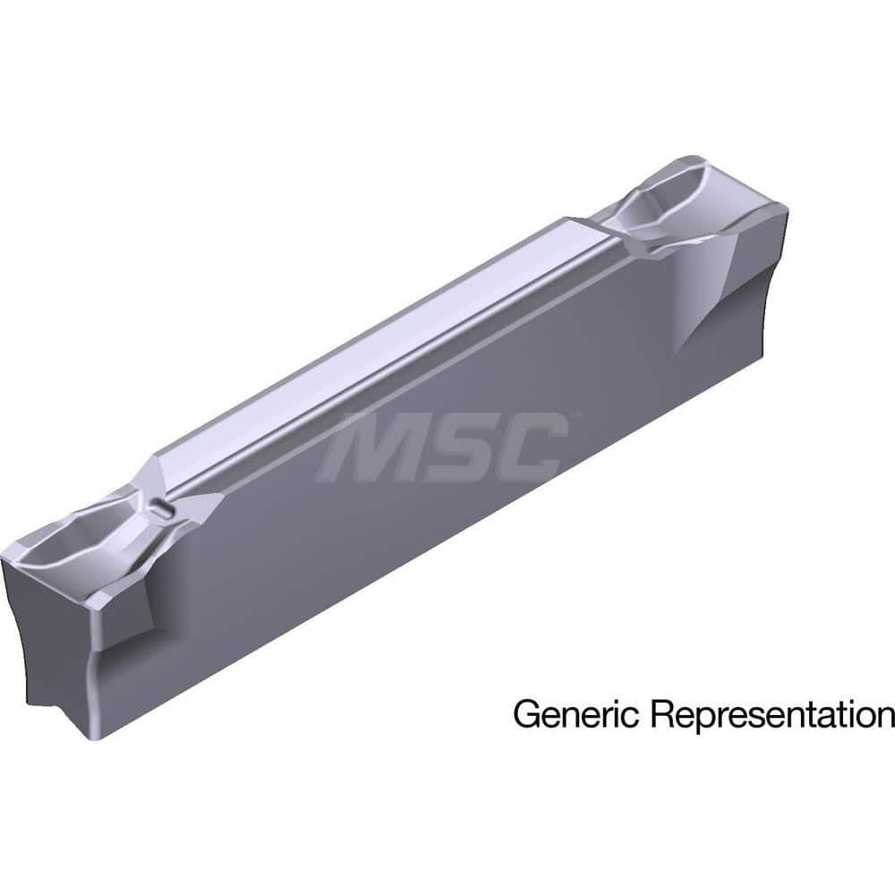 Grooving Insert: GCM5002GG AC5025S, Solid Carbide Absotech Finish, Neutral, 5 mm Cutting Width, 25 mm Max Depth, Series GND