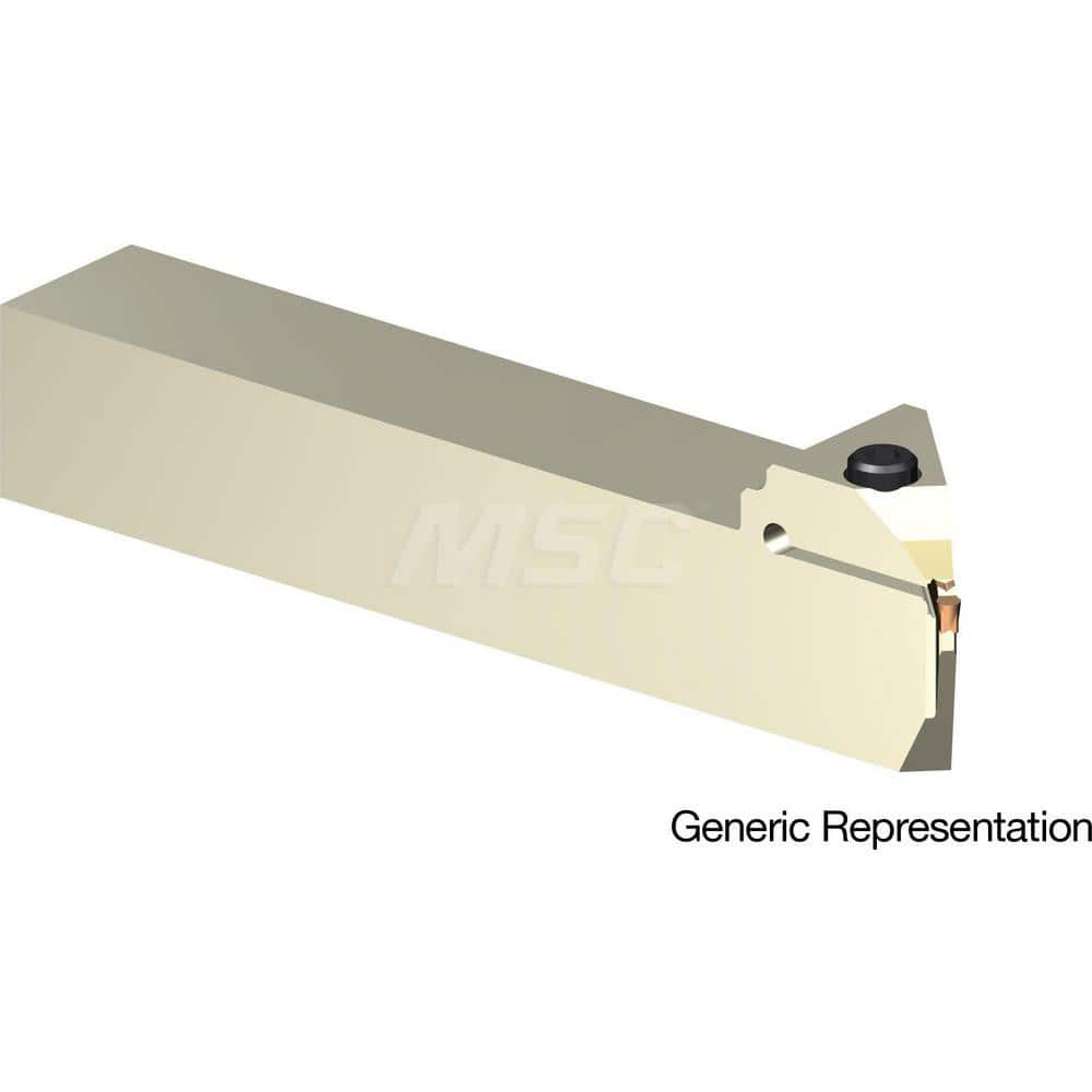 Indexable Cutoff Toolholder: 4 mm Max Depth of Cut, Left Hand 25 mm Shank Height, 25 mm Shank Width, Uses GCMN Inserts, Series GND