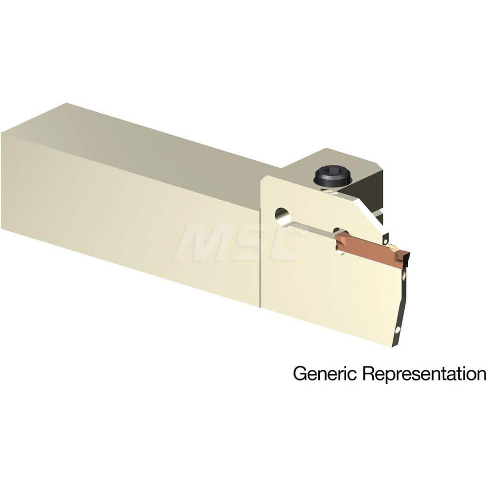 Indexable Cutoff Toolholder: 20 mm Max Depth of Cut, 40 mm Max Workpiece Dia, Left Hand 20 mm Shank Height, 20 mm Shank Width, Uses GCMN Inserts, Series GND