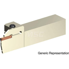 Indexable Cutoff Toolholder: 20 mm Max Depth of Cut, 40 mm Max Workpiece Dia, Right Hand 20 mm Shank Height, 20 mm Shank Width, Uses GCMN Inserts, Series GND