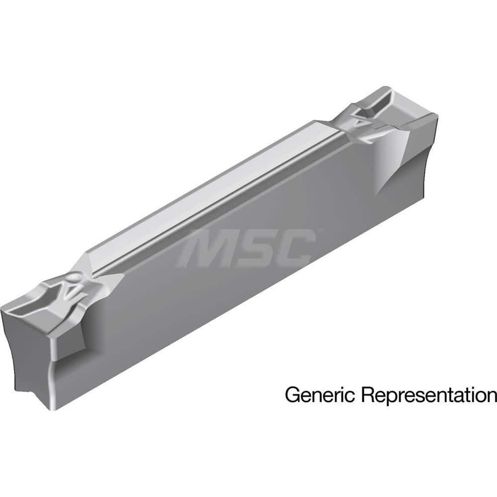 Grooving Insert: GCM5002GF AC8035P, Solid Carbide Absotech Finish, Neutral, 5 mm Cutting Width, 25 mm Max Depth, Series GND