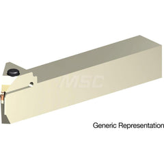 Indexable Cutoff Toolholder: 1.5 mm Max Depth of Cut, Right Hand 20 mm Shank Height, 20 mm Shank Width, Uses GCMN Inserts, Series GND