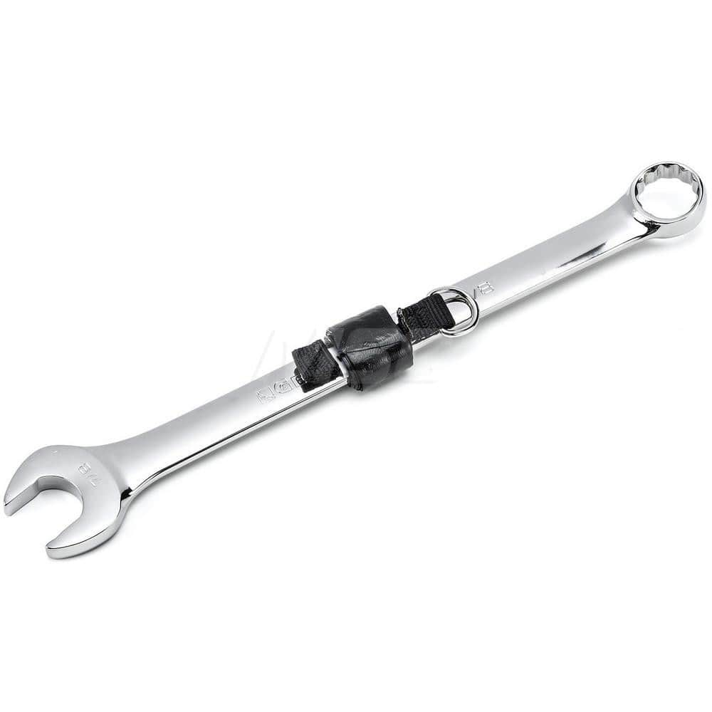 Combination Wrench: Alloy Steel, Polished Chrome-Plated