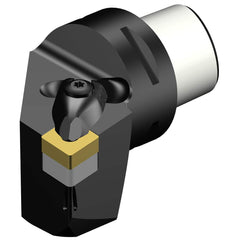 Modular Turning & Profiling Cutting Unit Head: Size C4, External, Right Hand Uses CNMG 120408 Inserts, Through Coolant