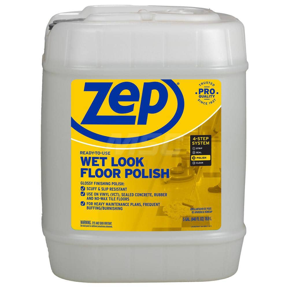 Floor Polisher: 5 gal Pail, Use on Vinyl & Floors Hard Floor Care